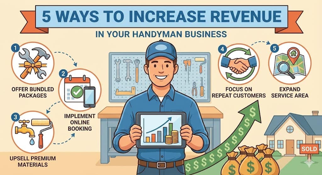5 Ways to Increase Revenue in Your Handyman Business